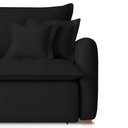 Ver imagem 7 de Sofá 2 Lugares 1,80m Retrátil e Reclinável em Tecido Veludo – Malta Lucadi Preto