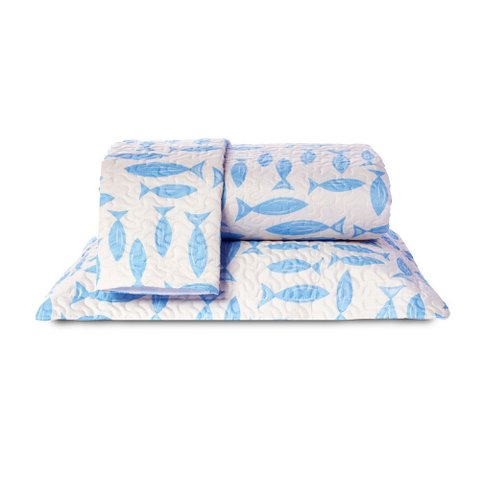 Cobre Leito Basic Casal Padrão 3 Peças Sardinha