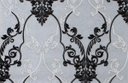 Ver imagem 2 de Papel de Parede Arabesco Preto Metalizado - Pp369 Rolo de 5m2