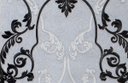 Ver imagem 3 de Papel de Parede Arabesco Preto Metalizado - Pp369 Rolo de 5m2