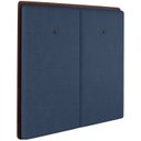 Ver imagem 1 de Cabeceira Solteiro 88 cm Lizz Veludo Azul Soon