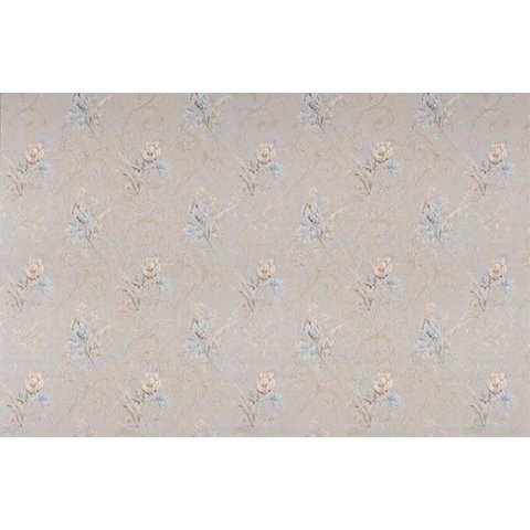 Papel de Parede Floral Pincelado - Pp382 Rolo de 16m2