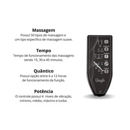 Cama Box Colchão Casal Massageador Magnético Comfortmax Preto 138x188x55 - Jomag Colchões - 3