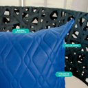 Ver imagem 6 de Capa de Almofada Decorativa Premium Impermeável com Zíper:azul
