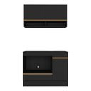 Ver mais imagens de Armário Cozinha Modulada Compacta 105cm com Balcão para Cooktop e Rodapé Veneza Multimóveis