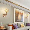 Ver imagem 6 de Luminária Parede Arandela Redonda Cristal Moderna Luxuosa