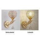 Ver imagem 7 de Luminária Parede Arandela Redonda Cristal Moderna Luxuosa