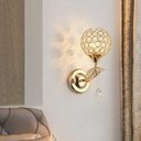 Ver mais imagens de Luminária Parede Arandela Redonda Cristal Moderna Luxuosa