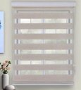 Ver imagem 1 de Persiana Rolo Duplo Bandô Sunny Linho 160 (L) x 220 (A) Cortina Zebra Double Vision 1,60 X 2,20