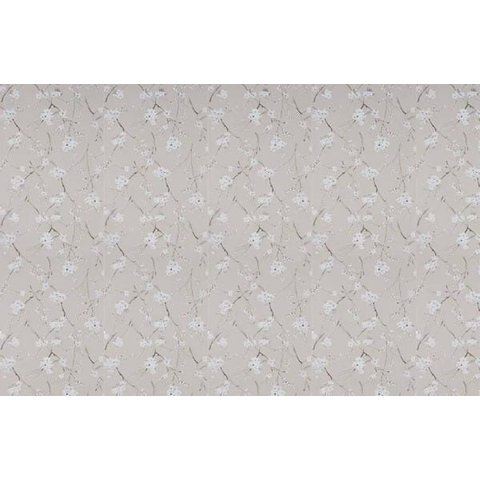 Papel de Parede Floral Metalizado - Pp403 Rolo de 5m2