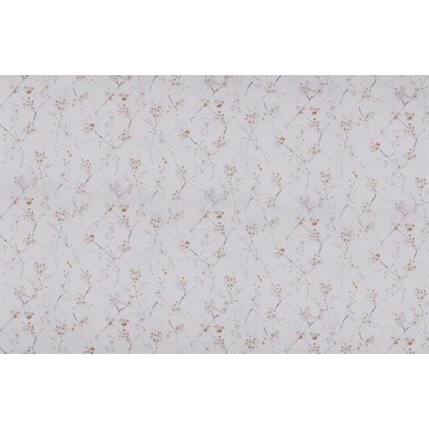Papel de Parede Floral Metalizado - Pp403-1 Rolo de 5m2