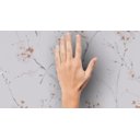 Ver imagem 5 de Papel de Parede Floral Metalizado - Pp403-1 Rolo de 5m2