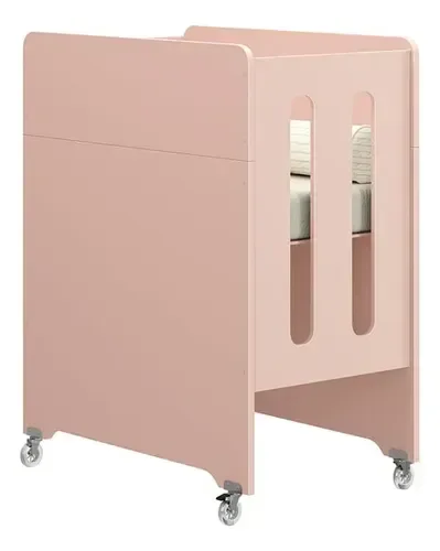 Ver imagem 3 de Berço Americano Evolution Multifuncional Flex 4 em 1reller - 3 Cores:rosa/acetinado