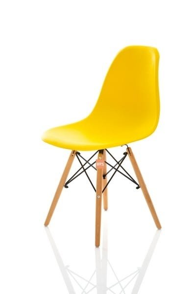 Kit 6 Cadeiras Charles Eames Eiffel Dsw Amarela