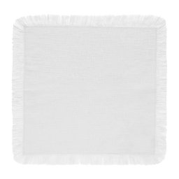 Guardanapo Franja 40Cm X 40Cm Coloratta Branco - 1