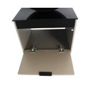 Ver imagem 3 de Gabinete Armário Banheiro 40cm Cuba Oval Preta