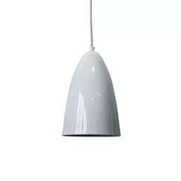 Pendente Detroit Aluminio Branco 1E27 13x22CM PD131/BC - 1