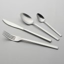 Ver imagem 1 de Kit 24 Talheres Faqueiro Home&co Savana Aço Inox Prateado Faca Garfo Colher