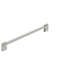 PUXADOR TECNO 352mm INOX ESCOVADO E CROMO ESCOVADO - 1