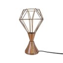 Ver imagem 1 de Luminária de Mesa Abajur Diamante Cobre 32x16cm 30061