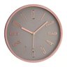 Relógio Parede Rose Gold/preto Redondo Decorativo 30x4cm 10086 - 1