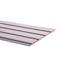 Ver imagem 1 de Painel Ripado Cinza 2750 x 455 x 15mm - Caixa com 4 painéis totalizando 5m2 Braspan Wide