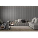 Ver imagem 3 de Painel Ripado Cinza 2750 x 455 x 15mm - Caixa com 4 painéis totalizando 5m2 Braspan Wide