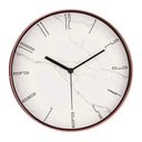 Ver imagem 1 de Relógio Parede Rose Gold/Marmorizado Redondo Decorativo 30x4,5cm 10088