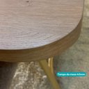 Ver imagem 5 de Conjunto Sala de Jantar 6 Cadeiras Una Carraro Carvalho Dourado