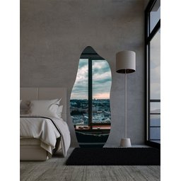 Espelho Grande Corpo Inteiro 170x70 Orgânico Luxo Decoração Quarto Sala - 3