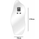 Ver mais imagens de Espelho Grande Corpo Inteiro 170x70 Orgânico Luxo Decoração Quarto Sala