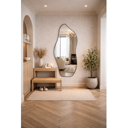 Espelho Grande Corpo Inteiro 170x70 Orgânico Luxo Decoração Quarto Sala - 2