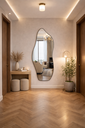 Ver imagem 1 de Espelho Grande Corpo Inteiro 170x70 Orgânico Luxo Decoração Quarto Sala