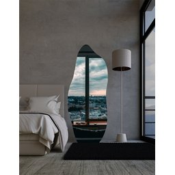 Espelho Grande Corpo Inteiro 170x70 Orgânico Luxo Decoração Quarto Sala - 6