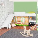 Ver imagem 1 de Cama Escorregador Solteiro Infantil Branco Playground Art In Móveis