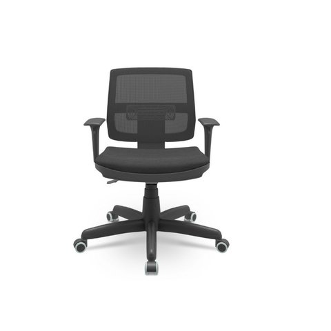 Cadeira Brizza Executiva Tela Preta Base Standard Back System Preta T11