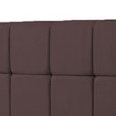 Ver imagem 2 de Cabeceira Cama Box Super King 195cm Roma Suede Marrom - Belliv Decor