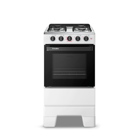 Fogão de Piso Esmaltec 4 Bocas com Acendimento Manual Branco Ideal Pop