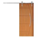 Ver imagem 1 de Porta de Correr Belissima 6 Trilho Soft Pux. Curvo Cromado 1.20 X 2.10 Lado Direito – Hale