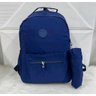 Bolsa Mochila Mala Casual Passeio Escola Viagem:único/azul - 2