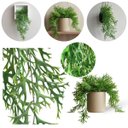 Ver imagem 7 de 7 Buquês Planta Artificial Pendente Chifre de Veado Jardim Vertical Decoração Luxo