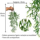 Ver imagem 2 de 7 Buquês Planta Artificial Pendente Chifre de Veado Jardim Vertical Decoração Luxo