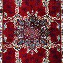 Ver imagem 4 de Tapete Persa Royal Vermelho 50x85cm Fio Acetinado - Decoração para Quarto e Sala