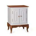 Ver imagem 1 de Gabinete para Banheiro 2 Portas com Pés Luiz Xv Dália 3057 - Off White/imbuia Glazer