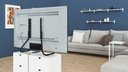 Ver imagem 3 de Suporte de Mesa para Tv 32" até 75" STAND 200 - PRETO