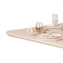 Ver imagem 7 de Conjunto: Mesa de Cozinha Celeste c/ Tampo Madeirado c/ Vidro Retangular 160x90cm e 6 Cadeiras Lia