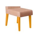 Ver imagem 4 de Conjunto: Mesa de Cozinha Celeste c/ Tampo Madeirado c/ Vidro Retangular 160x90cm e 6 Cadeiras Lia