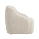 Ver imagem 3 de Poltrona Decorativa Vitta Pés Madeira Bouclé Off White - Nexta Casa