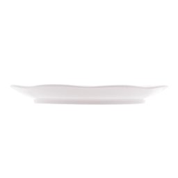 Prato Para Sobremesa De Porcelana Wave Branco 20Cm - Lyor - 3