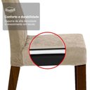 Ver imagem 7 de Conjunto Sala de Jantar Mesa Tampo de Vidro 6 Cadeiras Odara Madesa